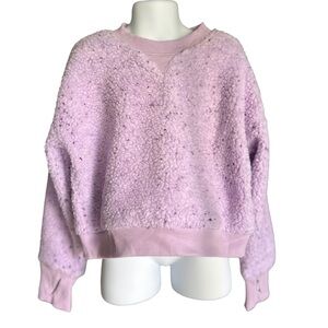 NEW All In Motion Girls' Size Purple Long Sleeve Warm Winter Shirt